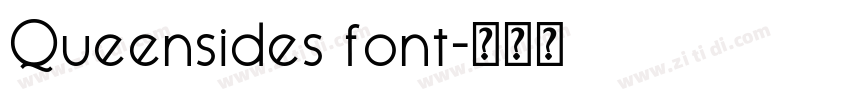 Queensides font字体转换